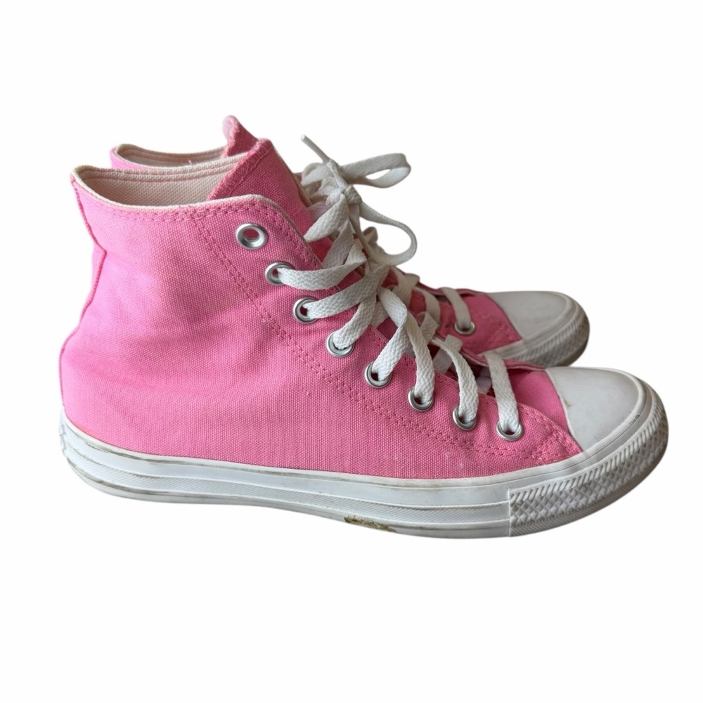 Converse Chuck Taylor All Star High Top Pink Canvas Women’s 8.5 classic sneaker - Picture 1 of 6